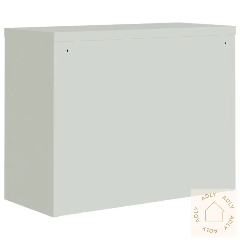 Arkivskap Lysegrå 90X40X110 Cm Stål