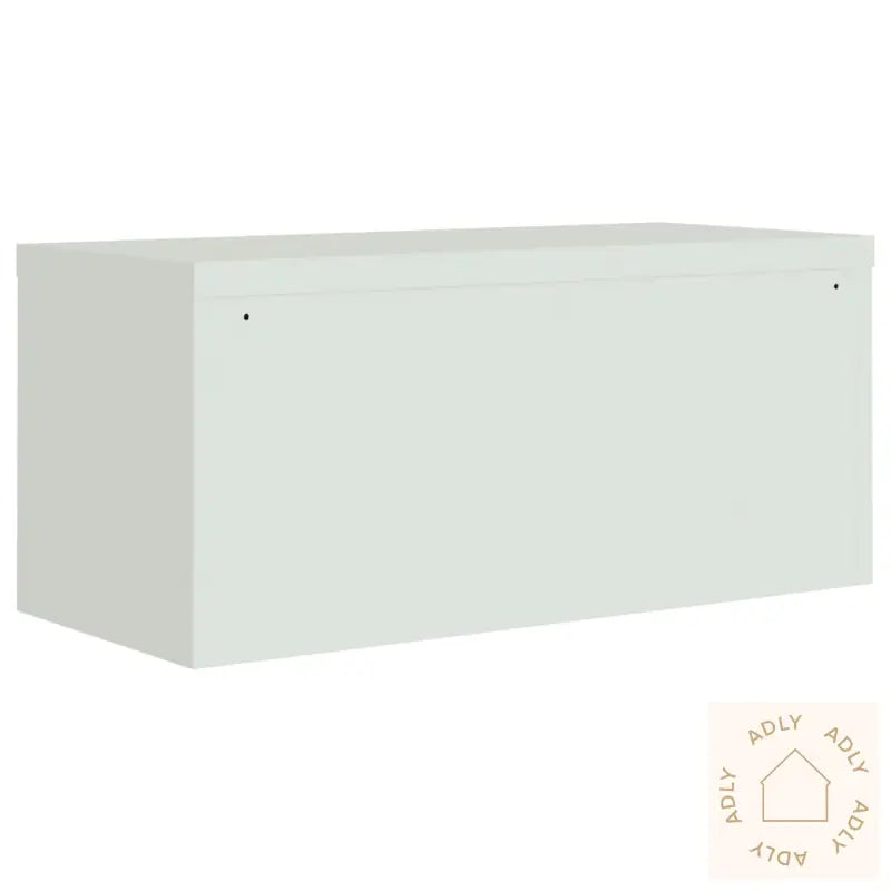 Arkivskap Lysegrå 90X40X110 Cm Stål