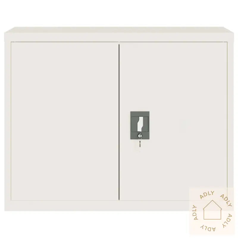 Arkivskap Hvit 90X40X110 Cm Stål