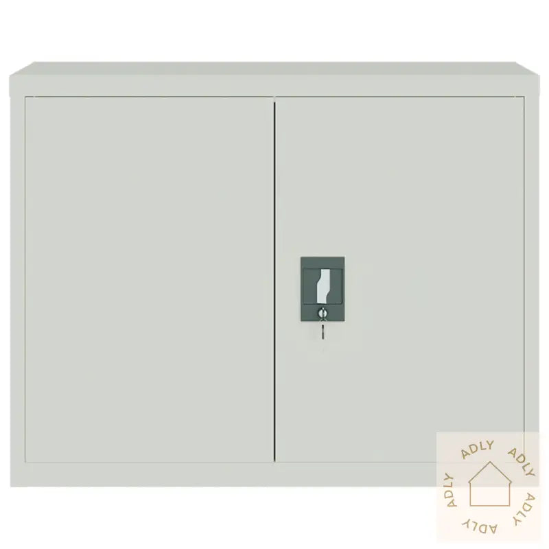 Arkivskap Lysegrå 90X40X110 Cm Stål