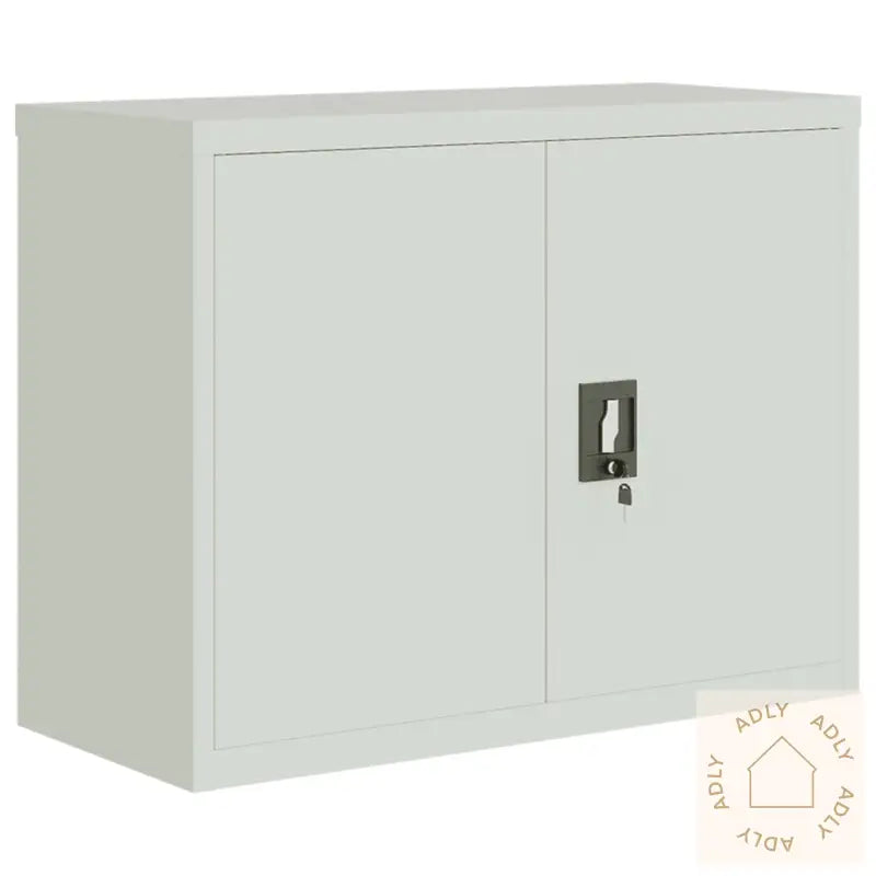 Arkivskap Lysegrå 90X40X110 Cm Stål