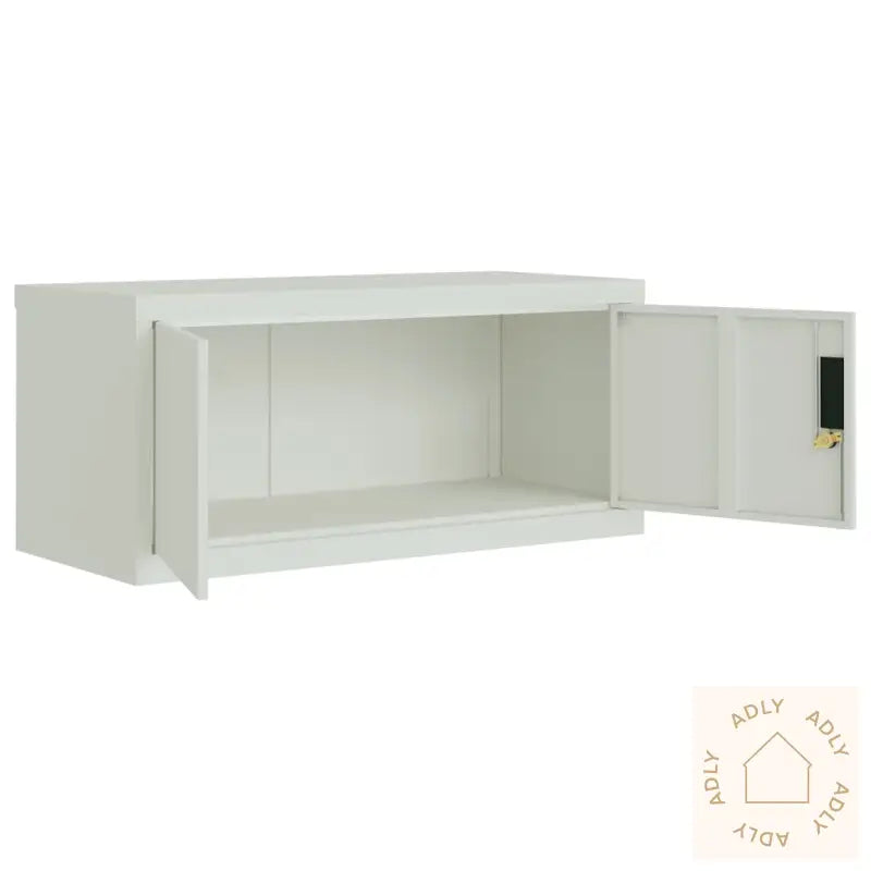 Arkivskap Lysegrå 90X40X110 Cm Stål