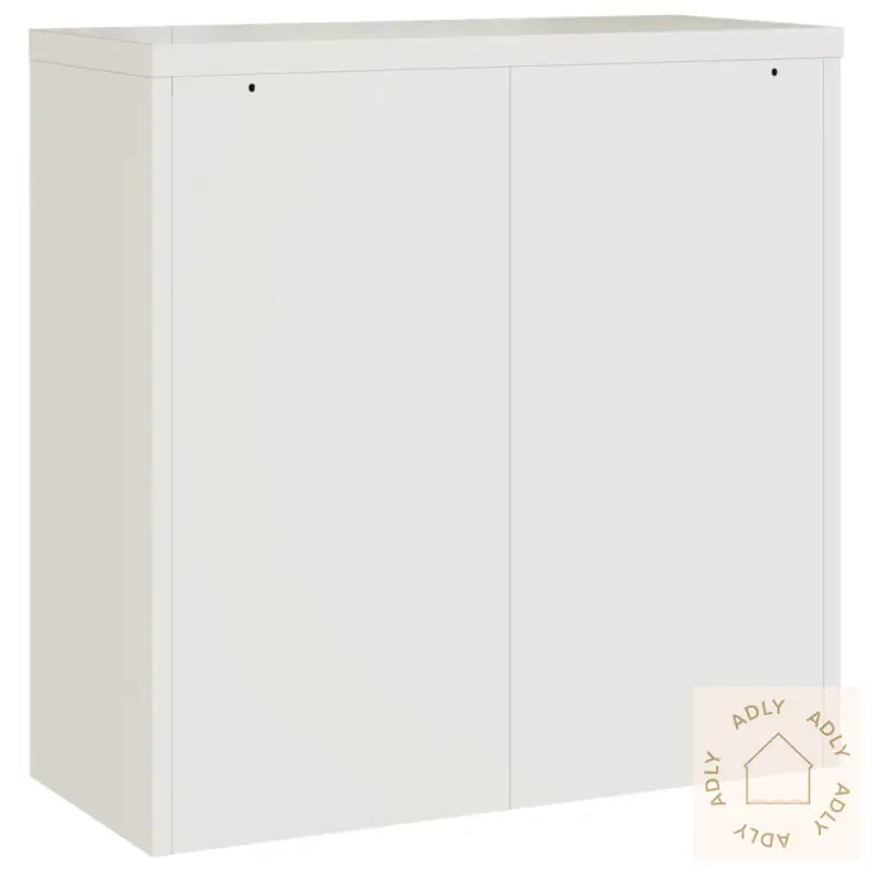 Arkivskap Hvit 90X40X130 Cm Stål