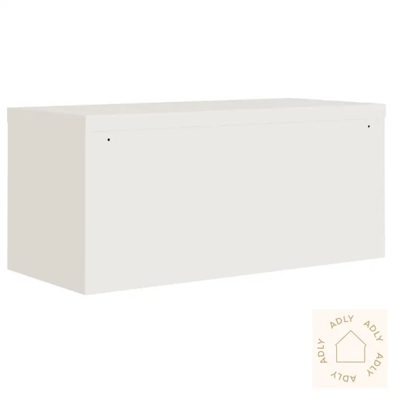 Arkivskap Hvit 90X40X130 Cm Stål