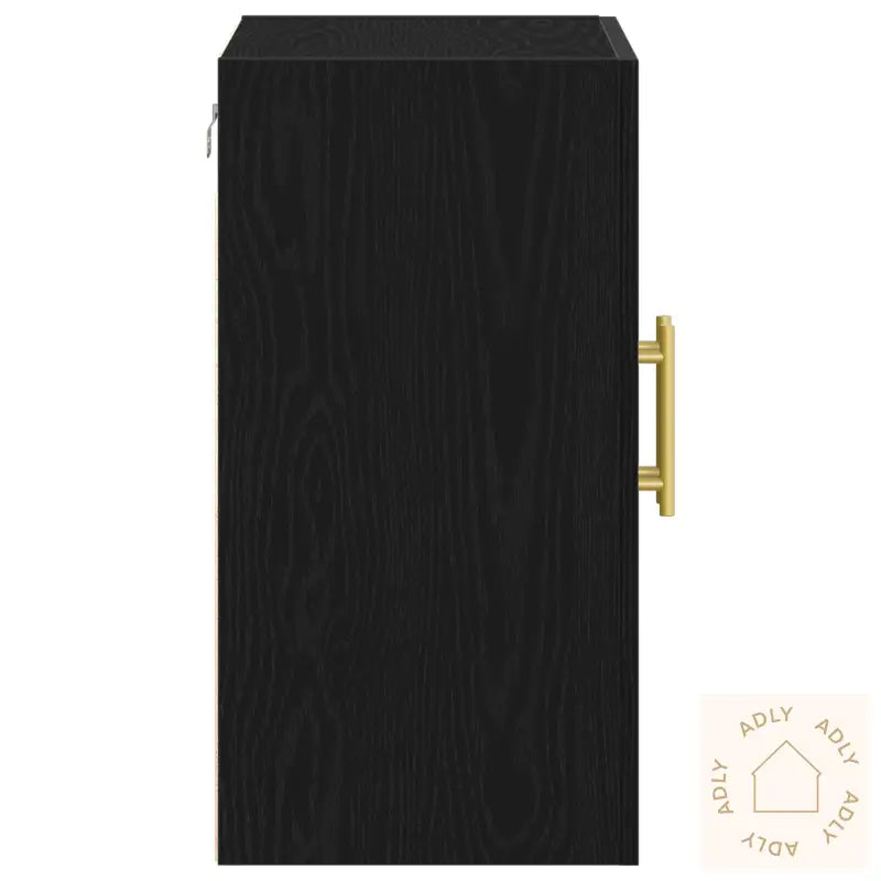 Veggskap Svart Eik 60X31X70 Cm Konstruert Tre