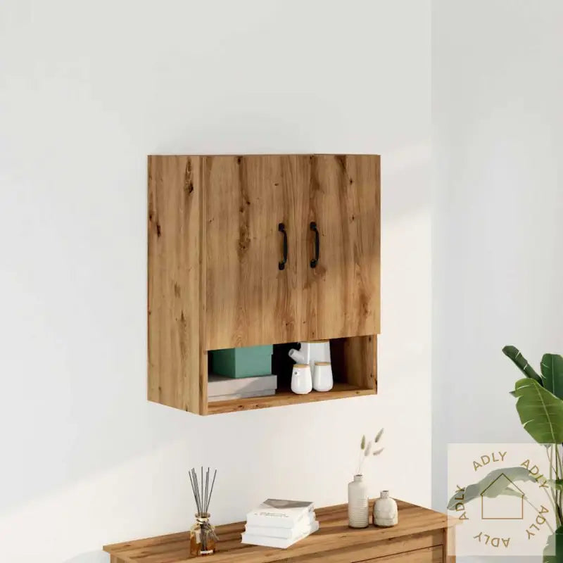Veggskap Artisan Eik 60X31X70 Cm Konstruert Tre