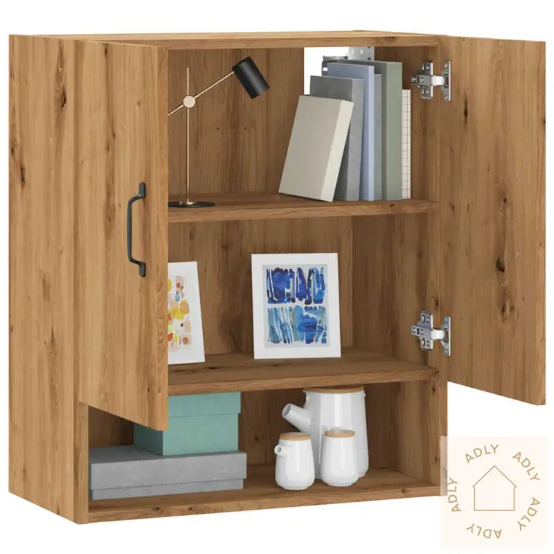 Veggskap Artisan Eik 60X31X70 Cm Konstruert Tre