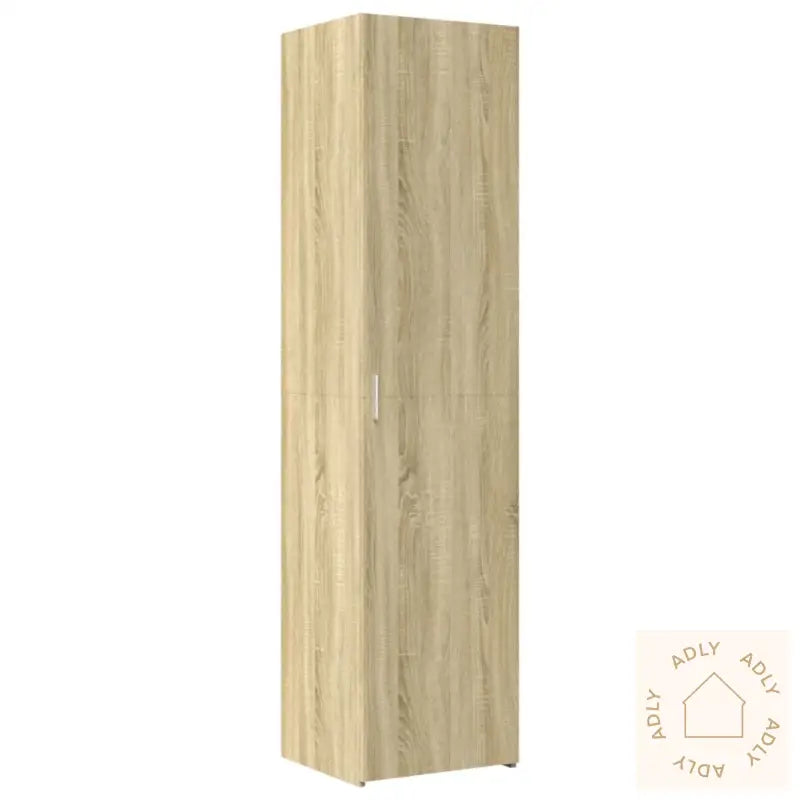 Smalt Oppbevaringsskap Sonoma Eik 45X42,5X225 Cm Konstruert Tre