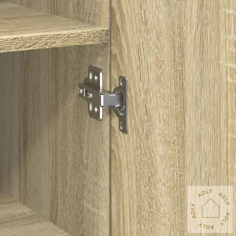 Smalt Oppbevaringsskap Sonoma Eik 45X42,5X225 Cm Konstruert Tre