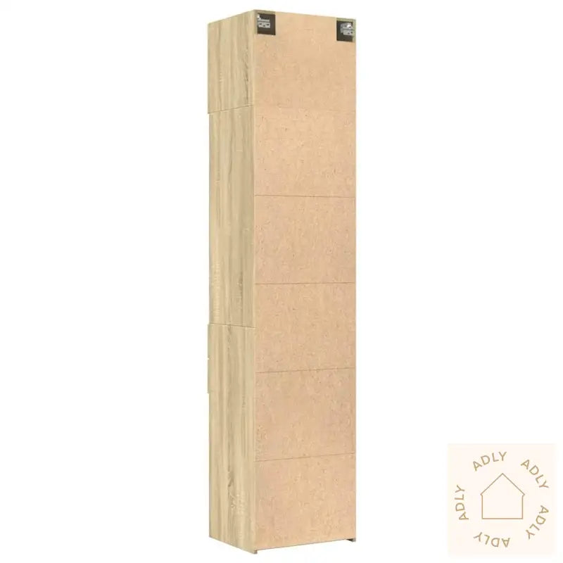 Smalt Oppbevaringsskap Sonoma Eik 50X42,5X225 Cm Konstruert Tre