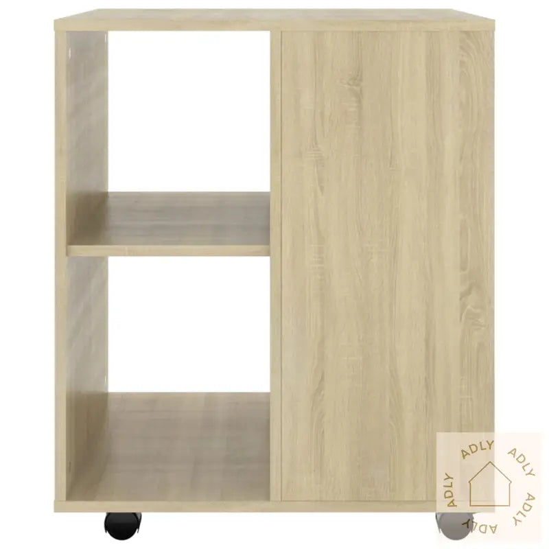 Rulleskap Sonoma Eik 60X53X72 Cm Sponplate