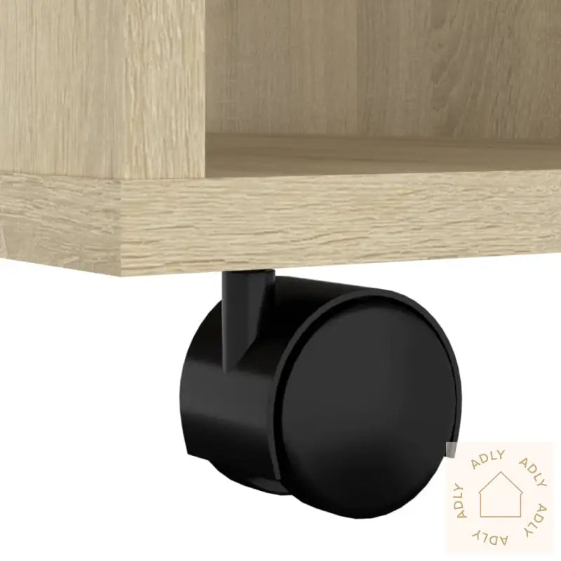 Rulleskap Sonoma Eik 60X53X72 Cm Sponplate