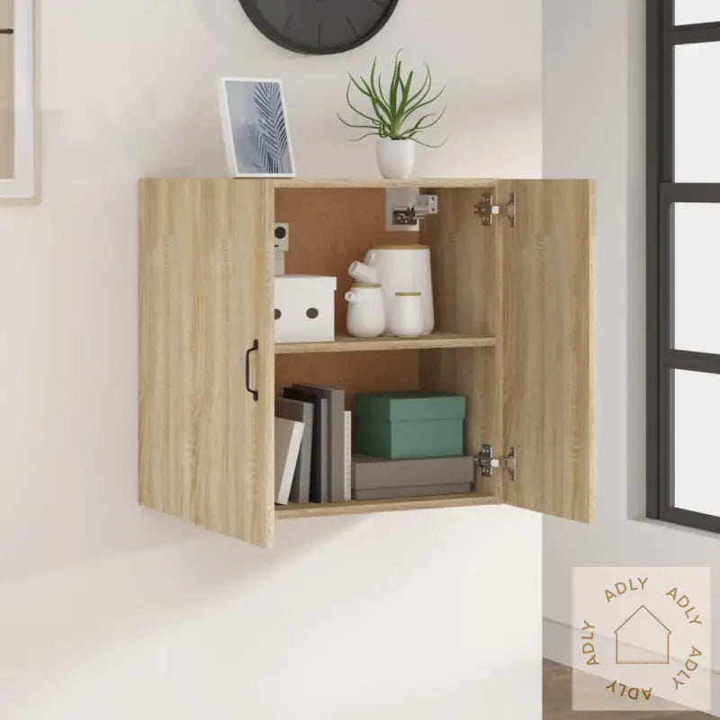 Veggskap Sonoma Eik 60X31X60 Cm Konstruert Tre