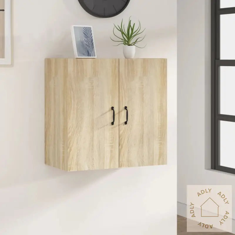 Veggskap Sonoma Eik 60X31X60 Cm Konstruert Tre