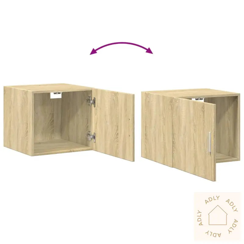 Smalt Oppbevaringsskap Sonoma Eik 45X42,5X225 Cm Konstruert Tre