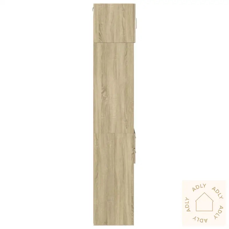 Smalt Oppbevaringsskap Sonoma Eik 45X42,5X225 Cm Konstruert Tre