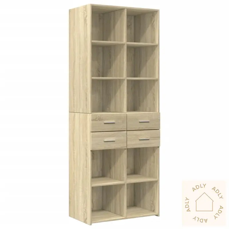 Oppbevaringsskap Sonoma Eik 70X42,5X225 Cm Konstruert Tre