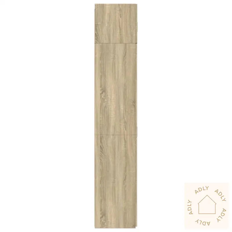 Oppbevaringsskap Sonoma Eik 80X42,5X225 Cm Konstruert Tre