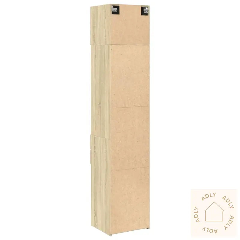 Smalt Oppbevaringsskap Sonoma Eik 45X42,5X225 Cm Konstruert Tre