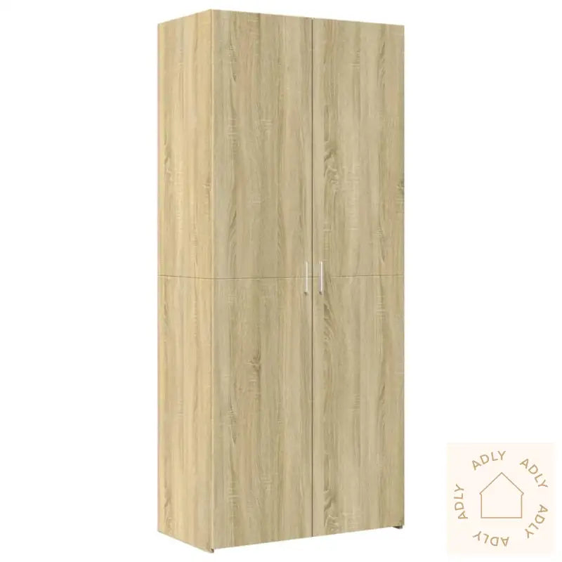 Oppbevaringsskap Sonoma Eik 80X42,5X225 Cm Konstruert Tre