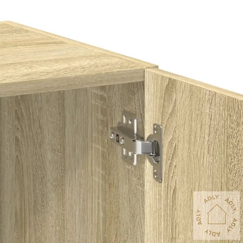 Oppbevaringsskap Sonoma Eik 80X42,5X225 Cm Konstruert Tre