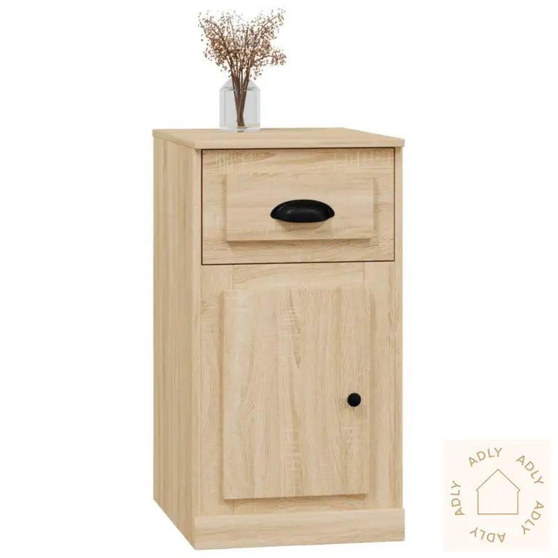 Sideskap Med Skuff Sonoma Eik 40X50X75 Cm Konstruert Tre