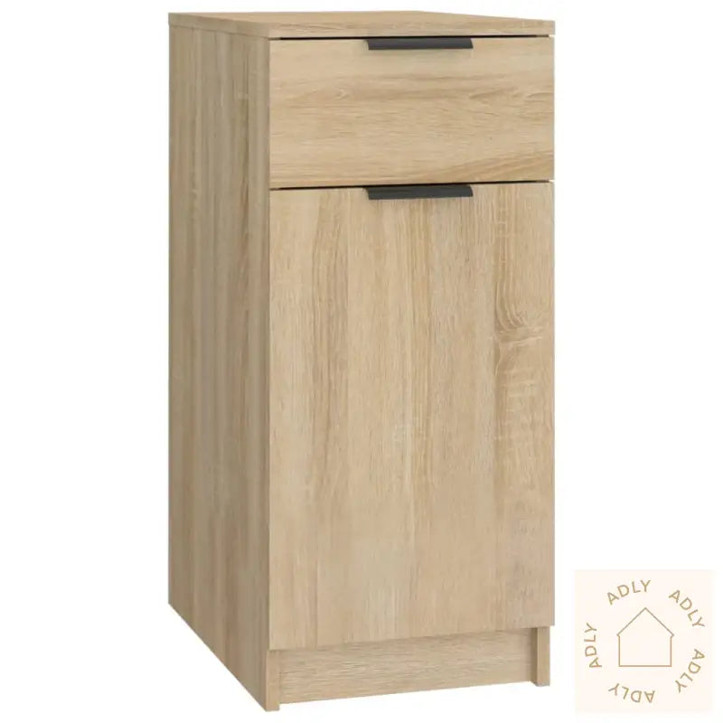 Skrivebordskap Sonoma Eik 33,5X50X75 Cm Konstruert Tre