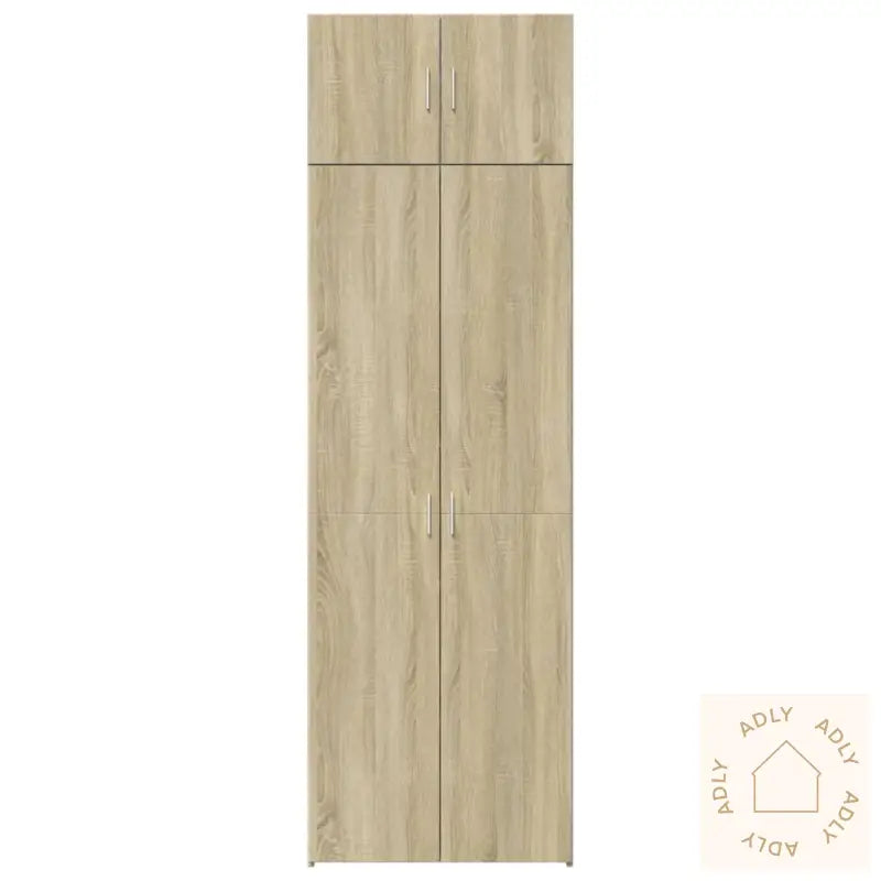 Oppbevaringsskap Sonoma Eik 70X42,5X225 Cm Konstruert Tre