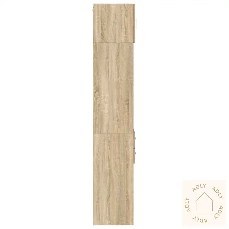 Smalt Oppbevaringsskap Sonoma Eik 30X42,5X225 Cm Konstruert Tre