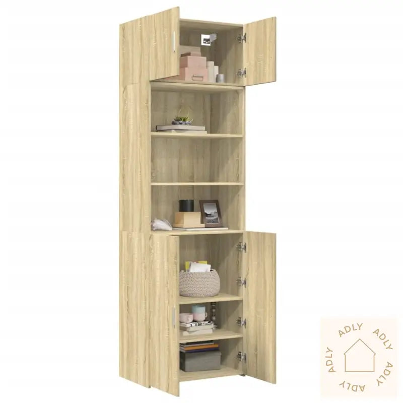 Oppbevaringsskap Sonoma Eik 70X42,5X225 Cm Konstruert Tre