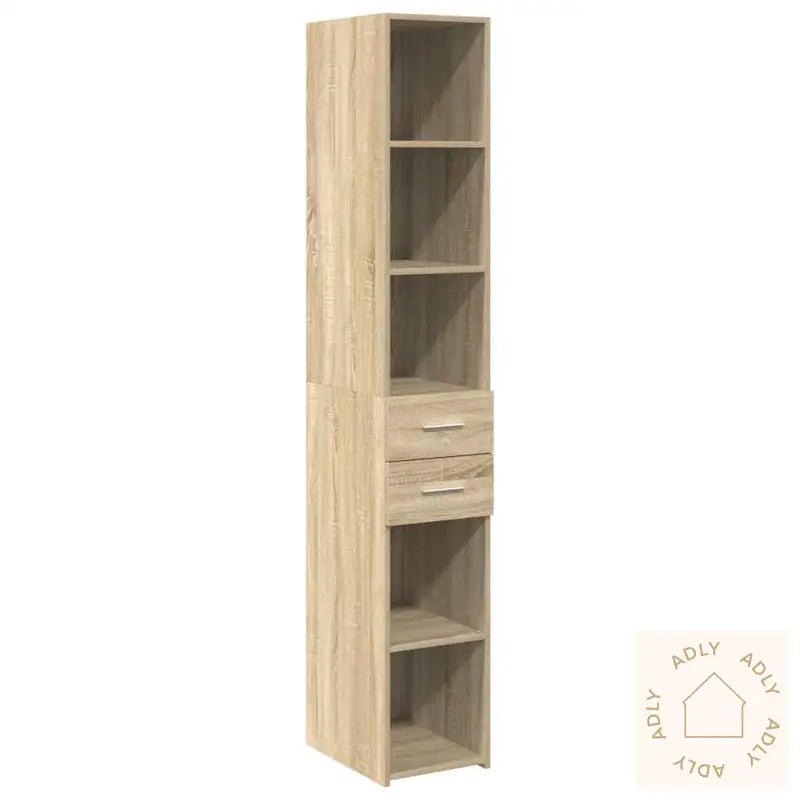 Smalt Oppbevaringsskap Sonoma Eik 30X42,5X225 Cm Konstruert Tre