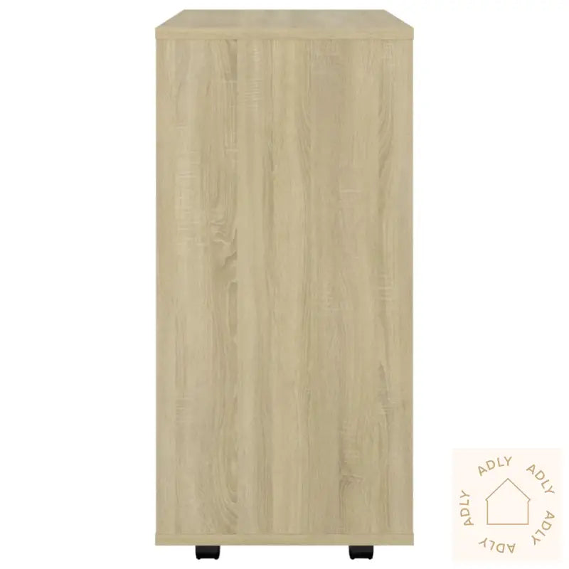 Rulleskap Sonoma Eik 60X35X75 Cm Konstruert Tre