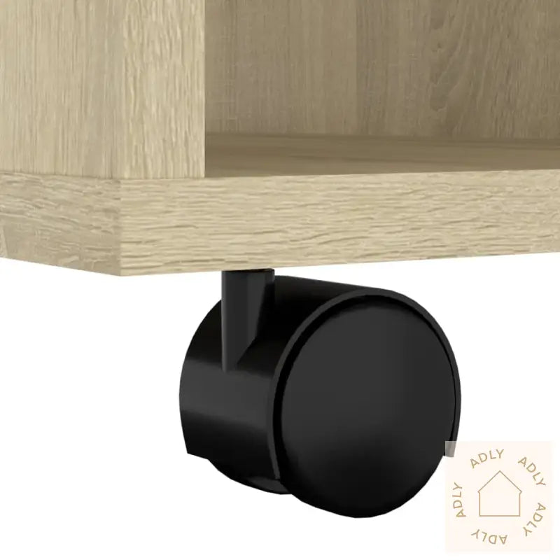 Rulleskap Sonoma Eik 60X35X75 Cm Konstruert Tre