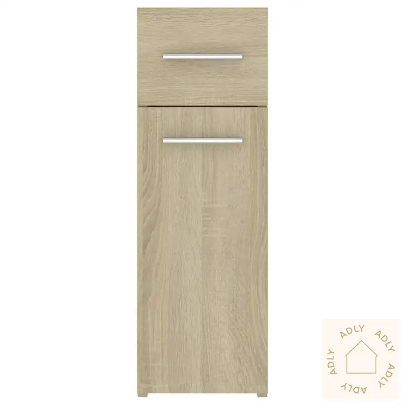 Apotekskap Sonoma Eik 20X45,5X60 Cm Konstruert Tre