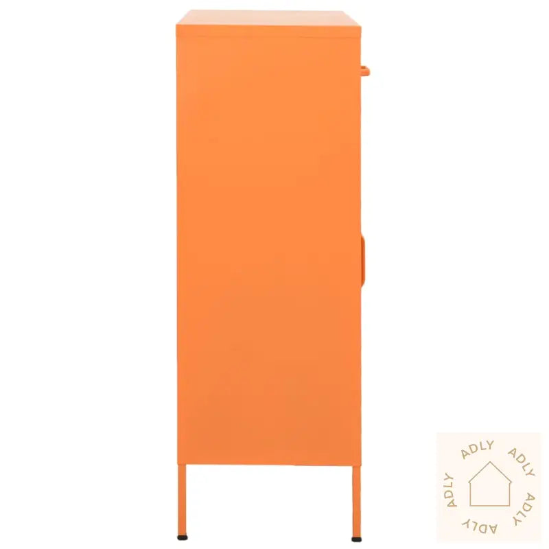 Oppbevaringsskap Oransje 80X35X101,5 Cm Stål