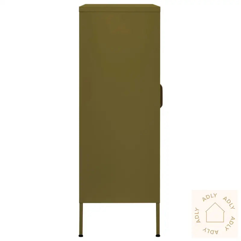 Oppbevaringsskap Olivengrønn 80X35X101,5 Cm Stål