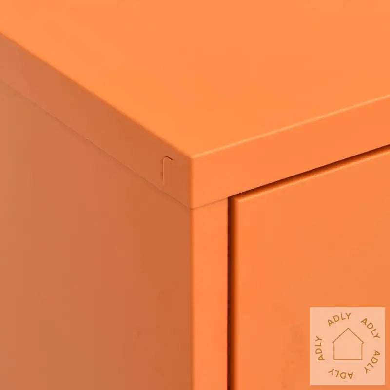 Oppbevaringsskap Oransje 80X35X101,5 Cm Stål