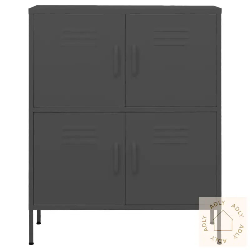 Oppbevaringsskap Antrasitt 80X35X101,5 Cm Stål