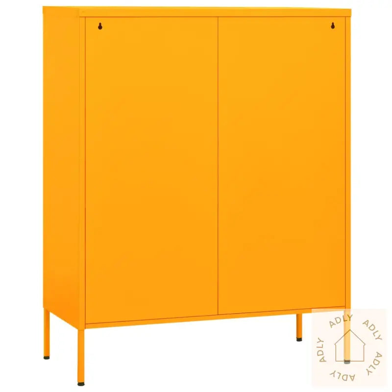Oppbevaringsskap Sennepsgul 80X35X101,5 Cm Stål