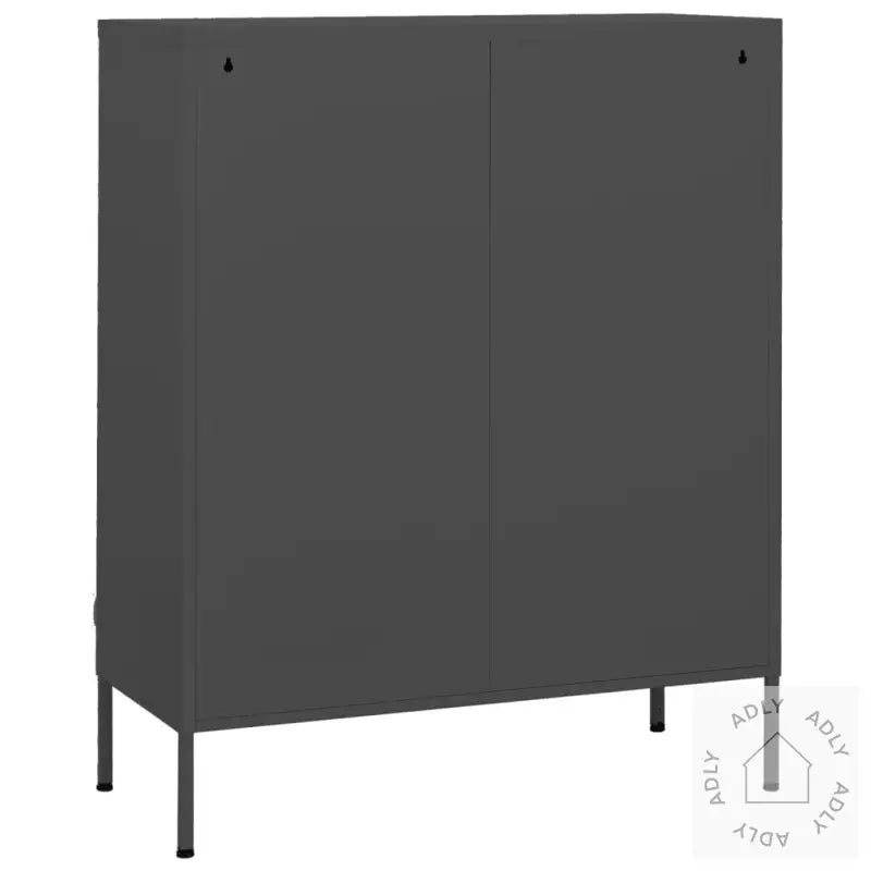 Oppbevaringsskap Antrasitt 80X35X101,5 Cm Stål
