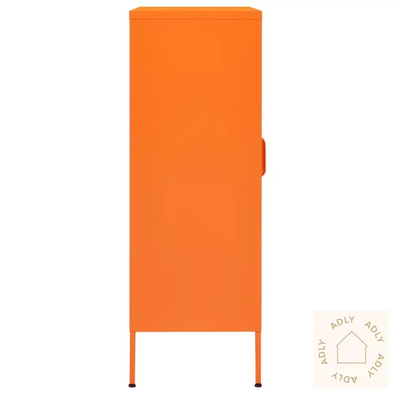 Oppbevaringsskap Oransje 80X35X101,5 Cm Stål
