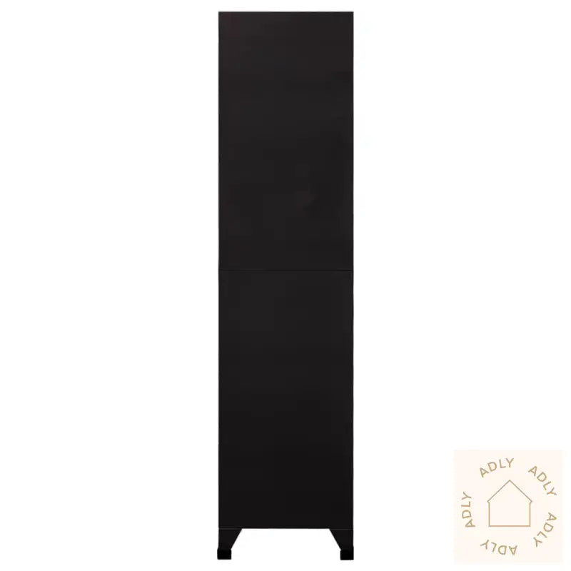 Oppbevaringsskap Svart 90X45X180 Cm Stål