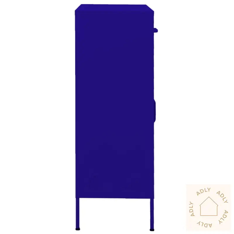 Oppbevaringsskap Marineblå 80X35X101,5 Cm Stål
