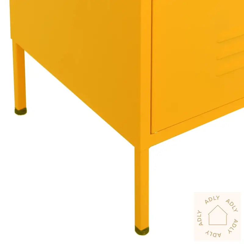 Oppbevaringsskap Sennepsgul 80X35X101,5 Cm Stål