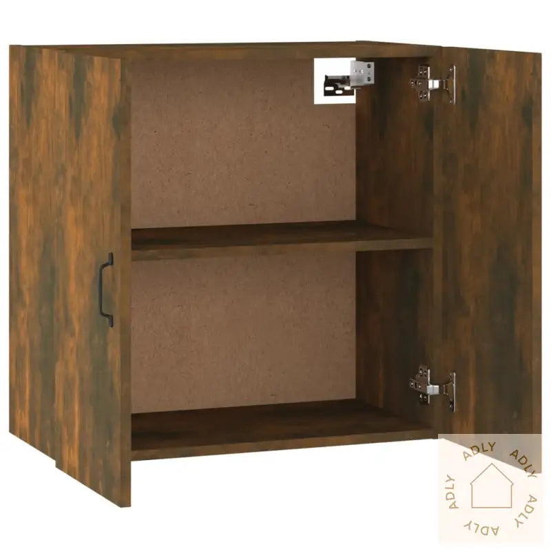 Veggskap Røkt Eik 60X31X60 Cm Konstruert Tre