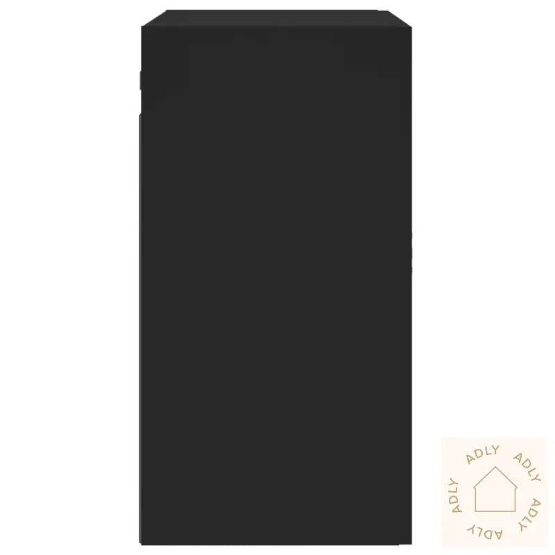 Veggskap Svart 60X31X60 Cm Konstruert Tre
