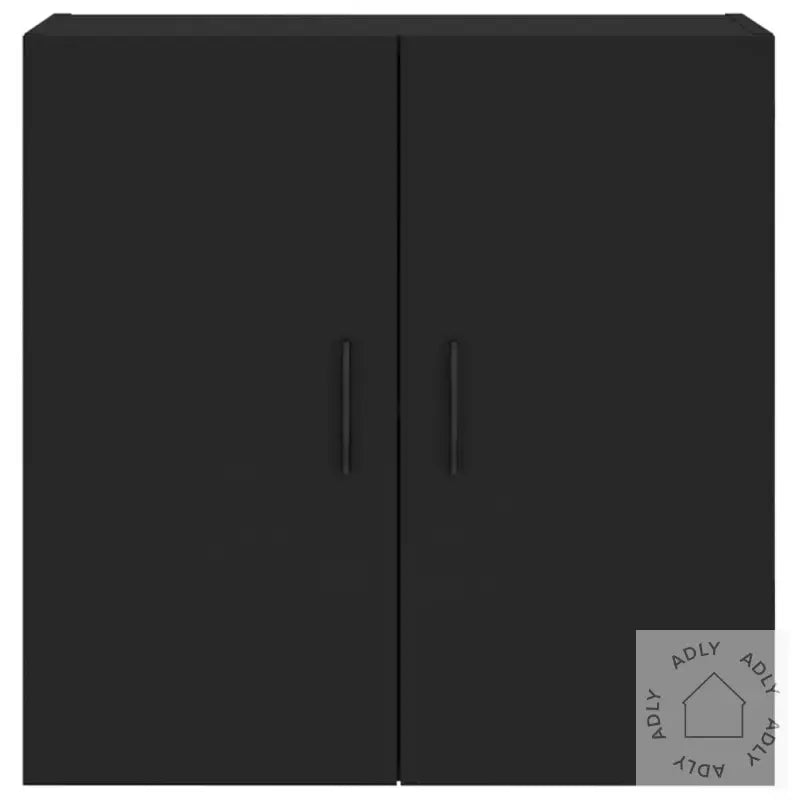 Veggskap Svart 60X31X60 Cm Konstruert Tre