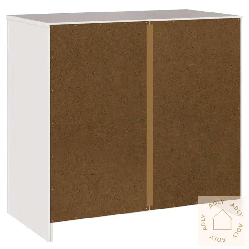Sideboard &quot;Drammen&quot; Hvit 79X43X75,5 Cm Massivt Furu