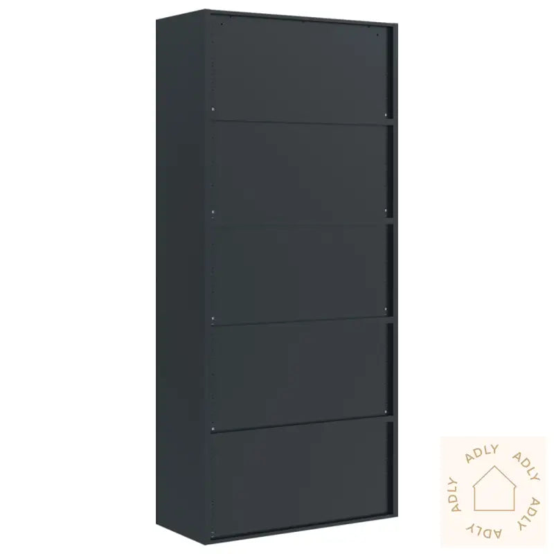 Arkivskap Antrasitt 90X40X240 Cm Stål