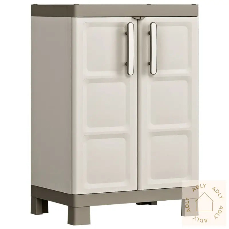 Keter Lavt Oppbevaringsskap Excellence Beige Og Gråbrun 97 Cm